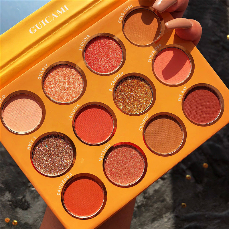Sunset eye shadow palette