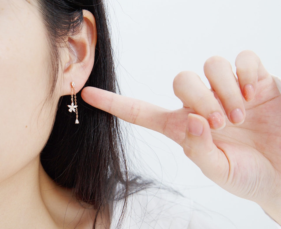 Flower earrings