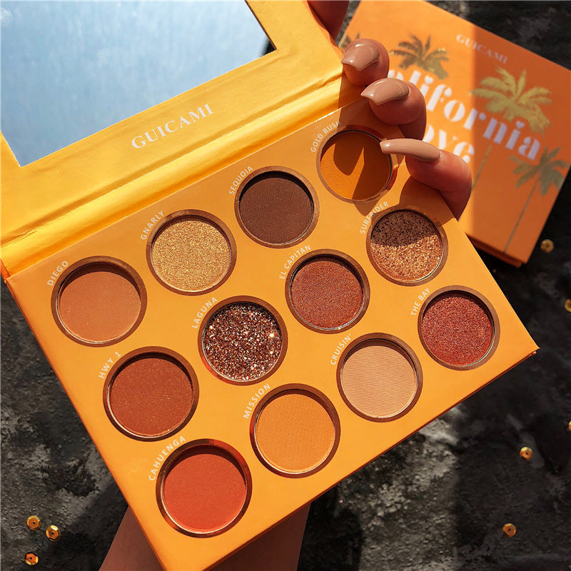 Sunset eye shadow palette