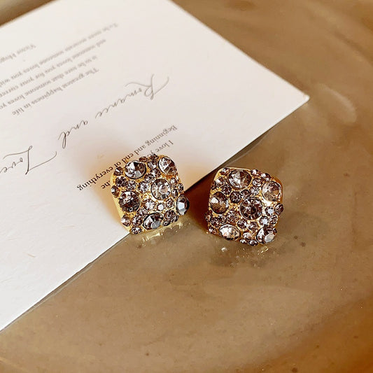 Black Full Diamond Micro Inlaid Zircon Square Suit