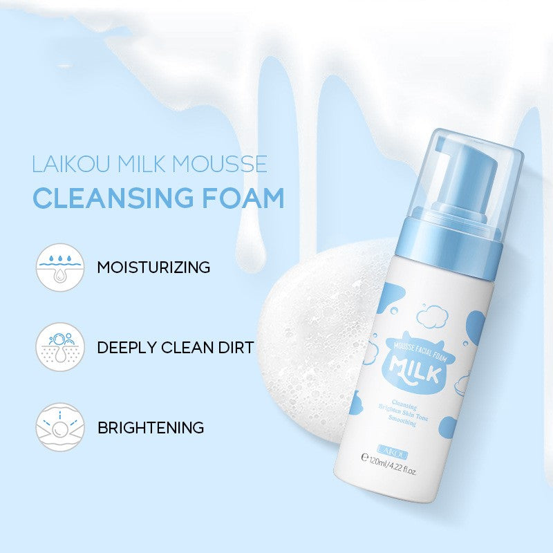 Mousse Foam Milk Cleansing Pore Face Wash