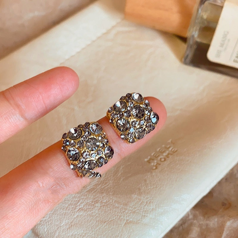 Black Full Diamond Micro Inlaid Zircon Square Suit