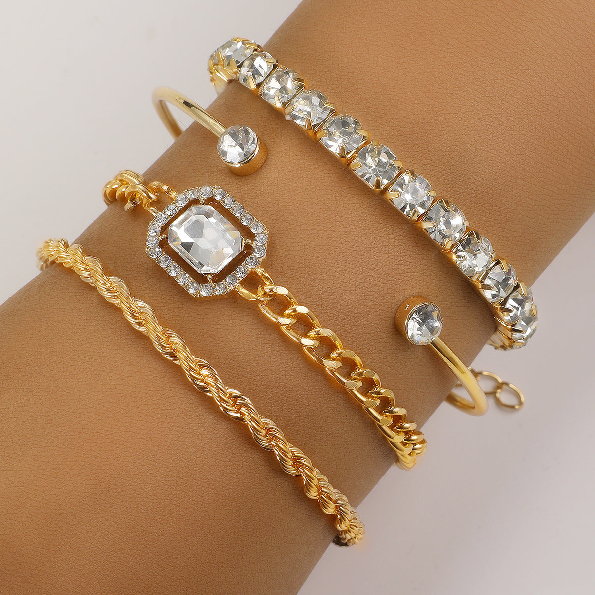 4 Pcs Stack Bracelet