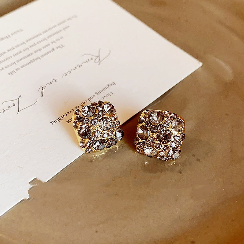 Black Full Diamond Micro Inlaid Zircon Square Suit