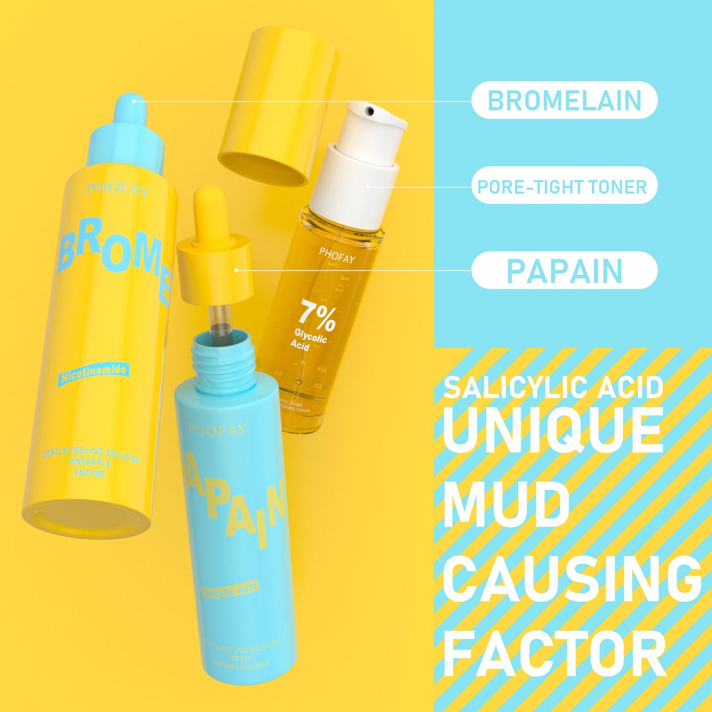 Pineapple Exfoliating facial cleanser