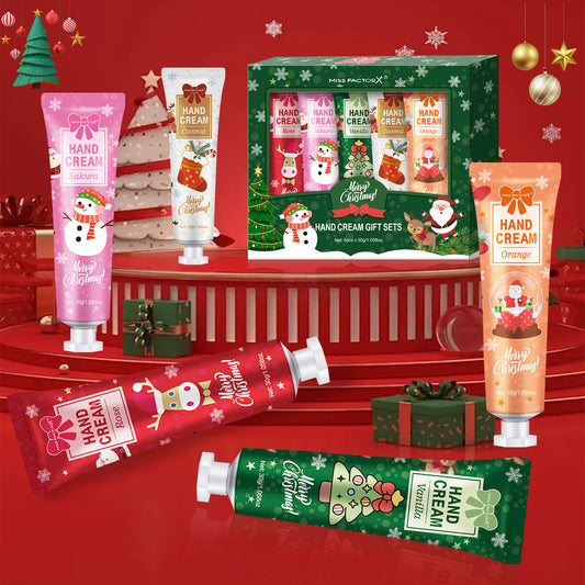 5 Pack Christmas Hand Cream Set