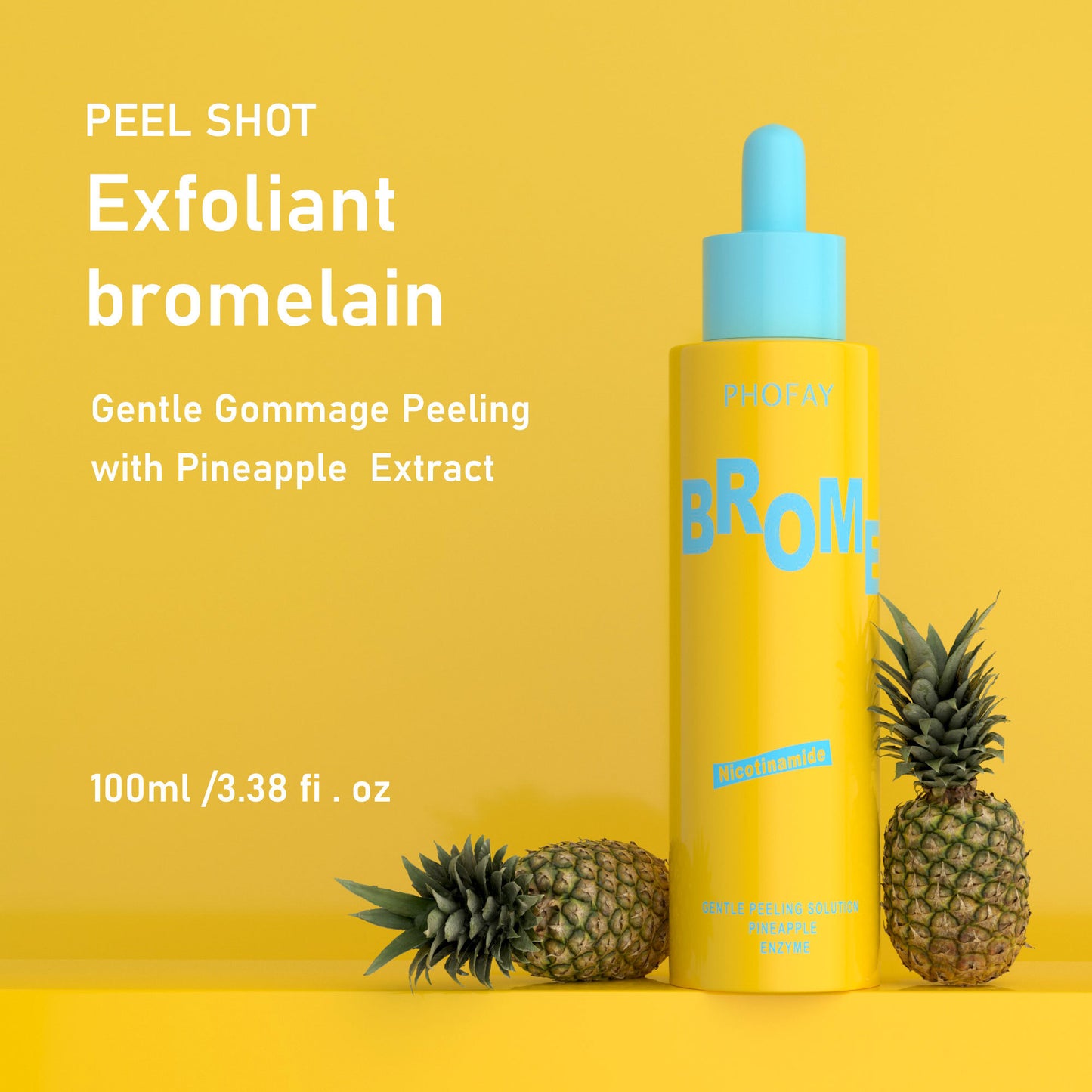 Pineapple Exfoliating facial cleanser
